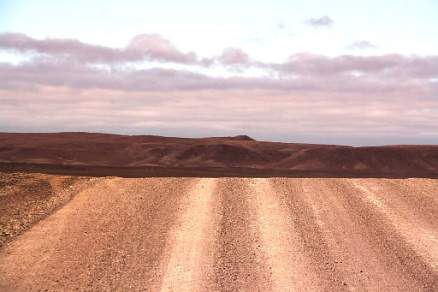 Crossing the Namibian desert