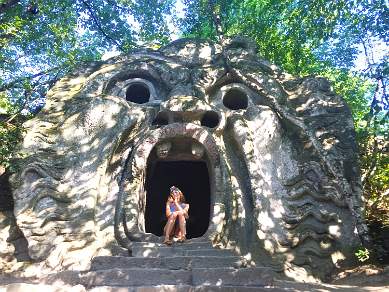 Park of the Monsters in Bomarzo Viterbo in northern Lazio Italy