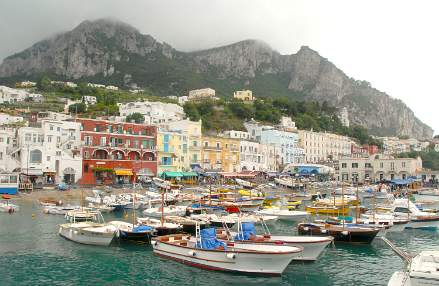 Port of Capri Italy
