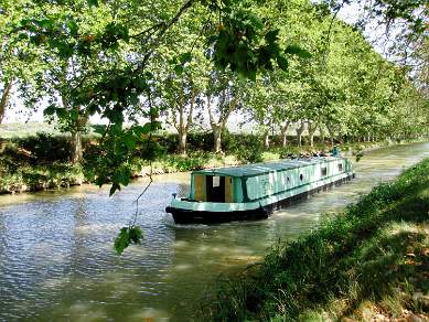 Canal du Midi near Carcassonne France