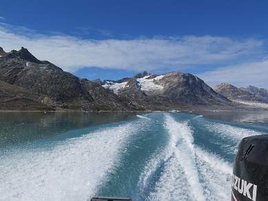 Boat trip Greenland