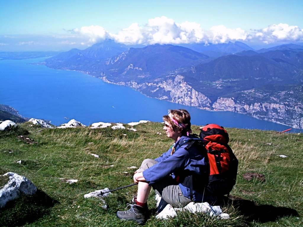 Monte Baldo above Lake Garda Italy 