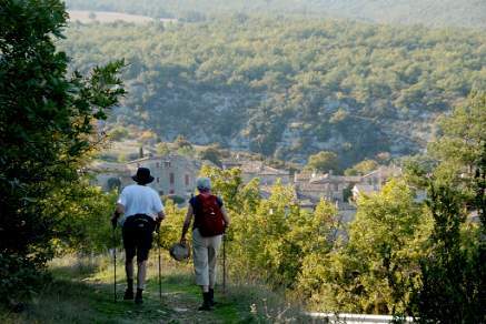 Walking the trails in Upoper Provence