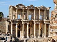The library in Ephesus Turkey