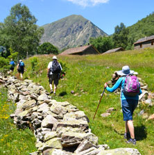 Walking group Pyrenees