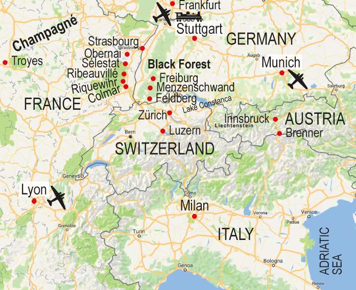 Walk Map Germany 