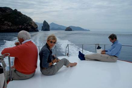 Cruising the Aeolian Islands in Southern Italy