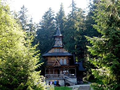 Beautiful timber church near Zakopane