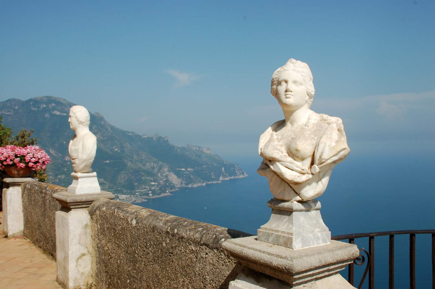 View from Villa Cimbrone in Ravelo Italy.JPG