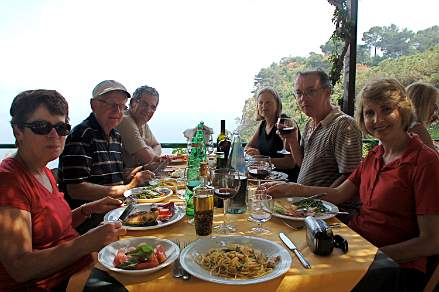 Lunch at Villa Amore Ravello Amalfi Coast Italy