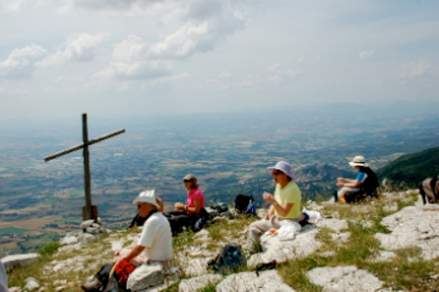 Monte Subasio near Assisi Umbria Italy