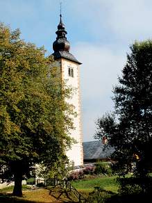 St John church Ribcev Laz Slovenia