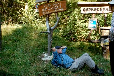 Welcome rest at Julian Alps Slovenia