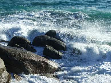 Granite boulders at Norman Bay