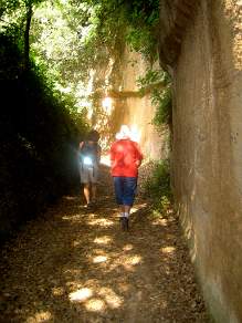Discovering Etruscan roads in Lazio Italy