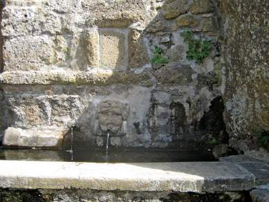 Fountain in Lazio Italy