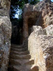 The tomb of Ildebrando near Sovana Tuscany Italy