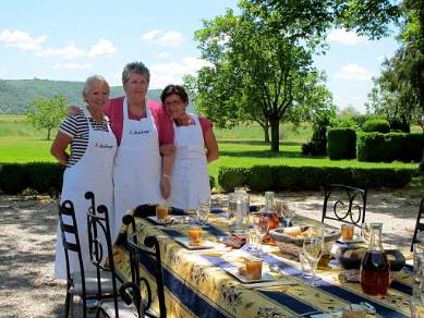 Cooking lesson in Provence