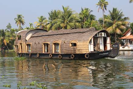Backwaters Houseboat Kerala India