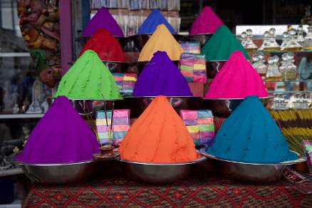 Colours in Cochin Kerala India