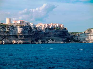 Bonifacio Corsica from the sea