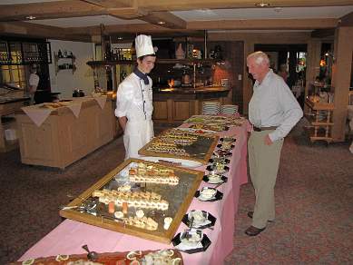 Gala buffet in Grindelwald