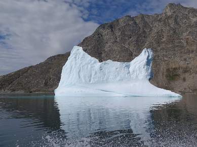 Ice bergs around Kulusuk Greenland
