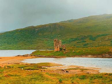 Ruins of Ardvreck Castle Scotland