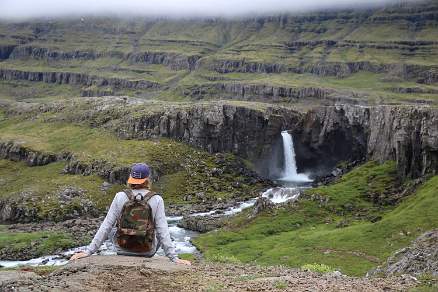 Seyoisfjorour in the land of waterfalls Iceland