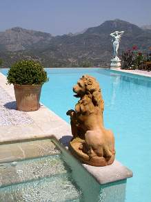 Life saver of Cas Xorc pool Mallorca Spain