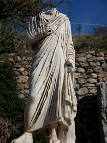 Statue in Ephesus Turkey