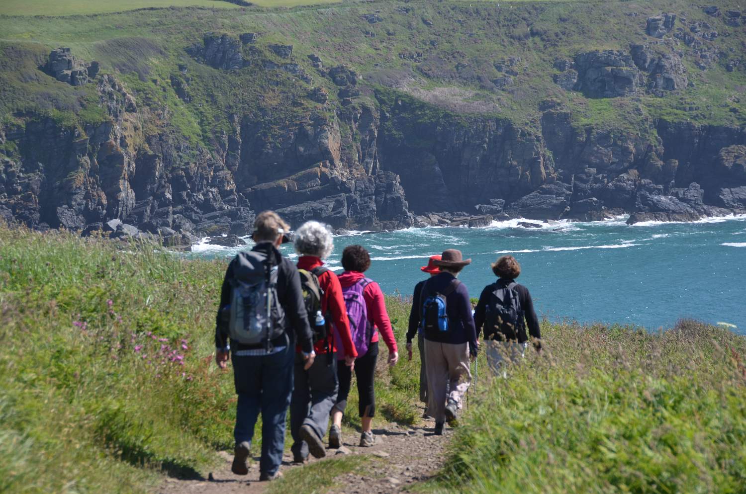Walking the Cornish Coastal Path Cornwall England.JPG
