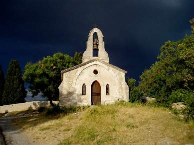 Historic chapel at Lurs France
