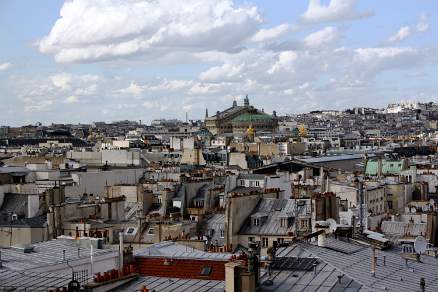 Roof view Paris