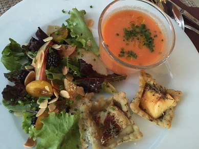 Vegetarian Plate from our cooking class with Virginie Volx Provence France