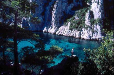 Crystal clear water near Cassis