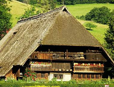 Typical Black Forest farmhause near the Feldberg