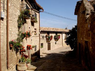 Delightful hilltop village of Sos Zaragoza Spain