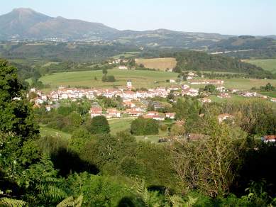 Lovely view of Ainhoa Spain