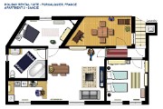 Apartment Floor Plan 2 - Sancie
