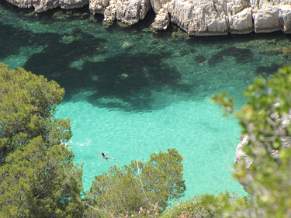 Cystal Clear waters of the Calanques