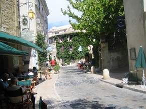 Street scene in the Luberon