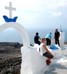Guided walking Greece Crete Santorini