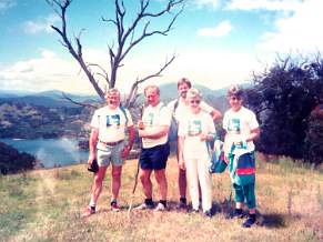 First Walkabout Tour Fraser National Park Victoria Australia 1986