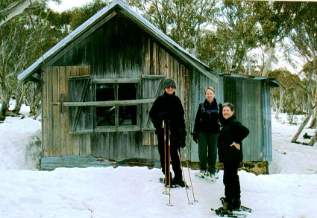 Snowshoeing at JB Hut