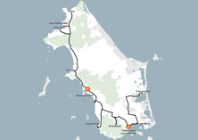 Flinders Island Walking map