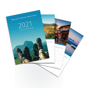 2021 wall travel calendar