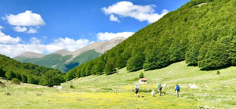 Abruzzo Mountains in Itay