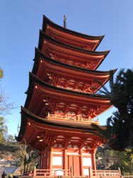 Pagoda in Miyajima Island