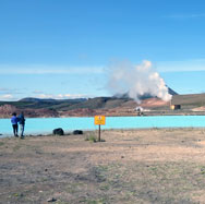 Geothermal Lake Myvatn Iceland
